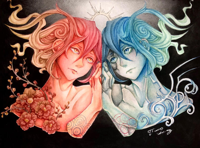 Simple Background + Additional Characters